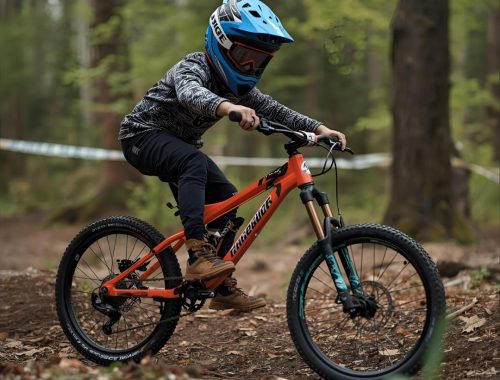 Vtt descente pilotage